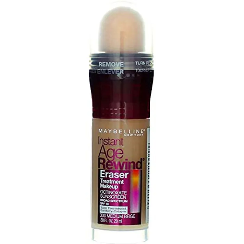 Maybelline Instant Age Rewind Eraser Treatment Makeup, Medium Bege 300 0.68 Oz (pack Of 2)