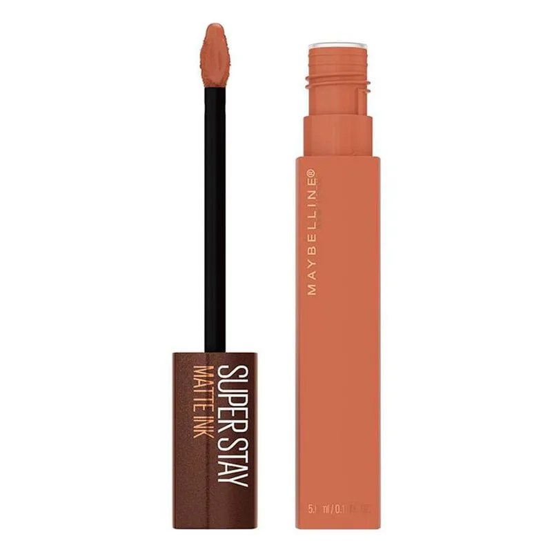 Batom Líquido Maybelline Superstay Matte Ink Coffee Edition Chai Genius
