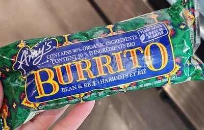 Bean & Rice Burrito, 90% Organic.