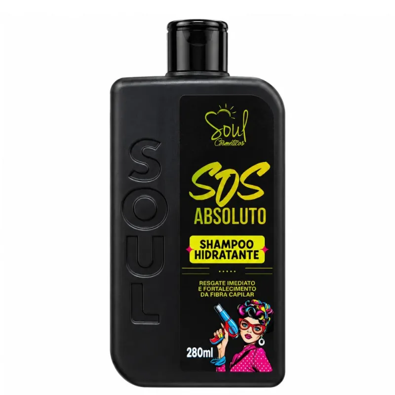 Shampoo Hidratante SOS Absoluto 280ml Soul Cosméticos
