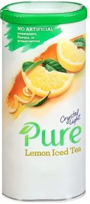 Pure lemon iced tea drink mix caffeine free