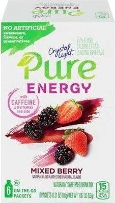 Pure energy berry drink mix