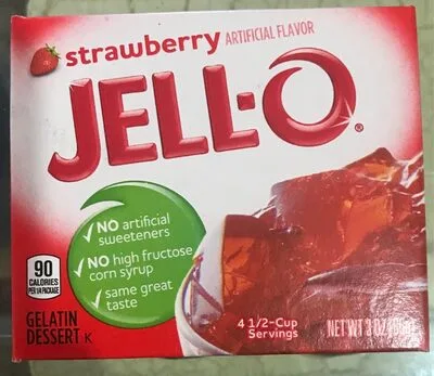 Strawberry artificial flavors JELL-O