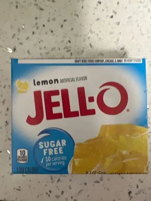 Jello lemon gelatin dessert mix boxes