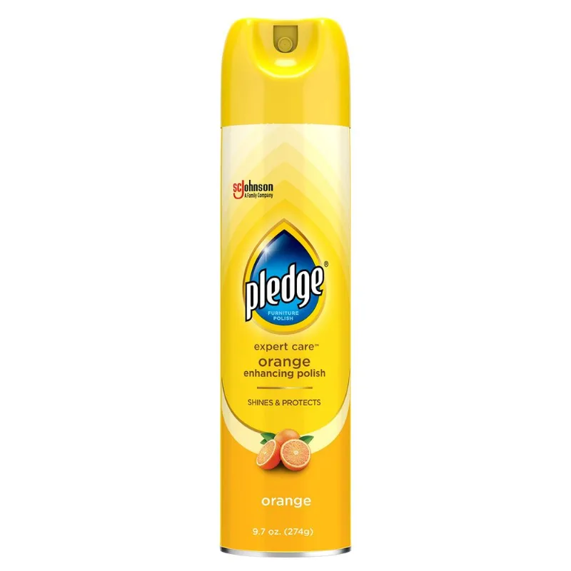 Spray De Polimento De Madeira Pledge Expert Care Shines Protege 285 Ml