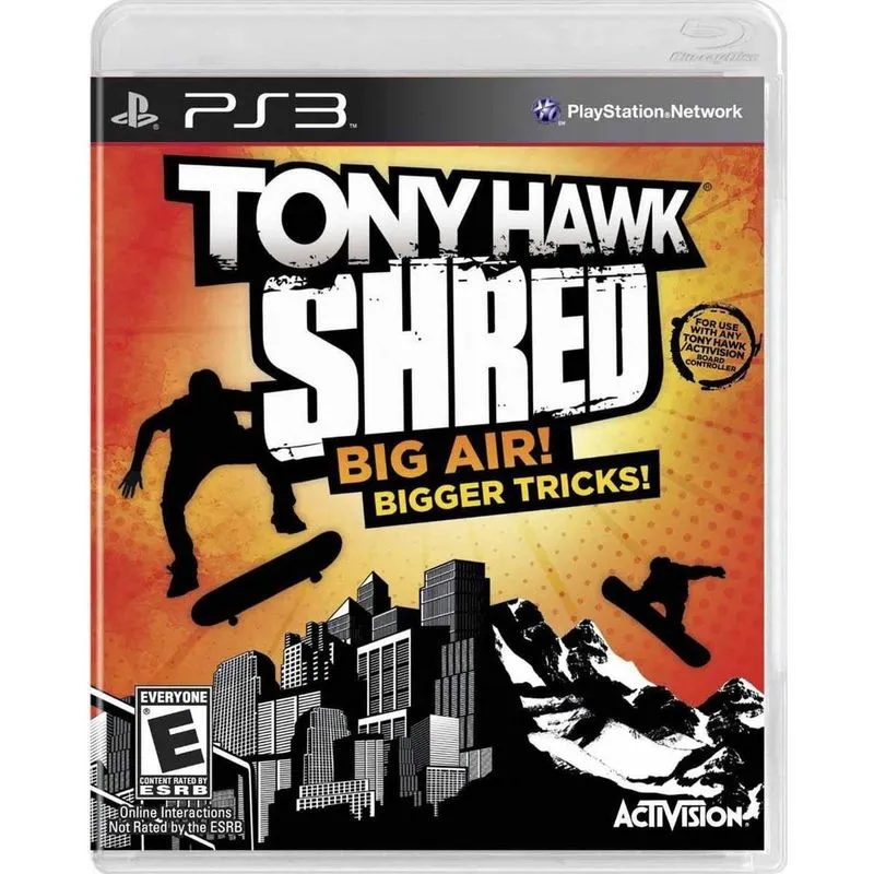 PS3 - Tony Hawk: Shred (Requer Skate board do PS3)