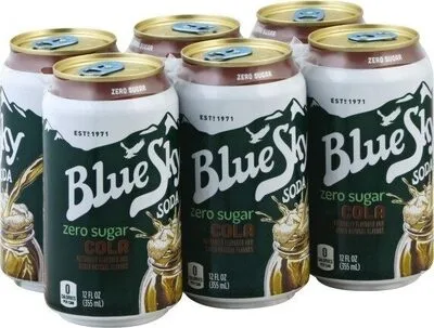 Blue sky soda