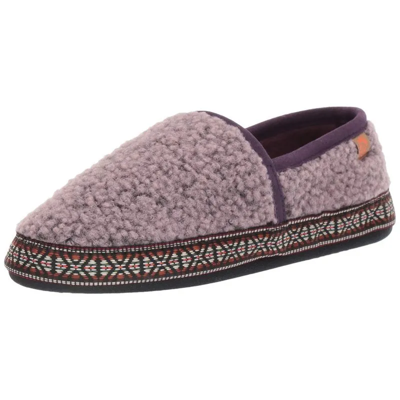 Bolota Tecida Trim Moc Chinelo Feminino, Íris, Grande