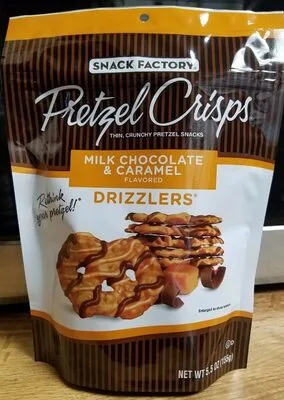 Pretzel Crisps Milk Chocolate & Caramel Drizzlers