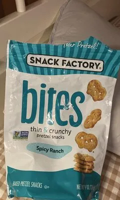 bites thin & crunchy pretzel snacks Spicy Ranch