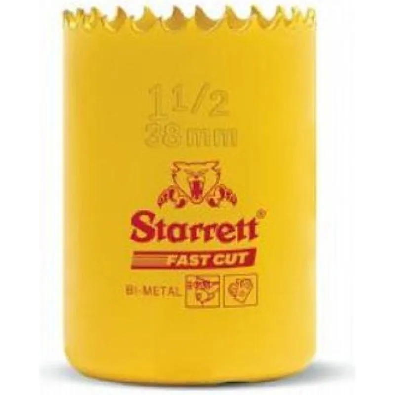 Serra Copo Starrett Bi Metal Fast Cut 89mm 3.1/2
