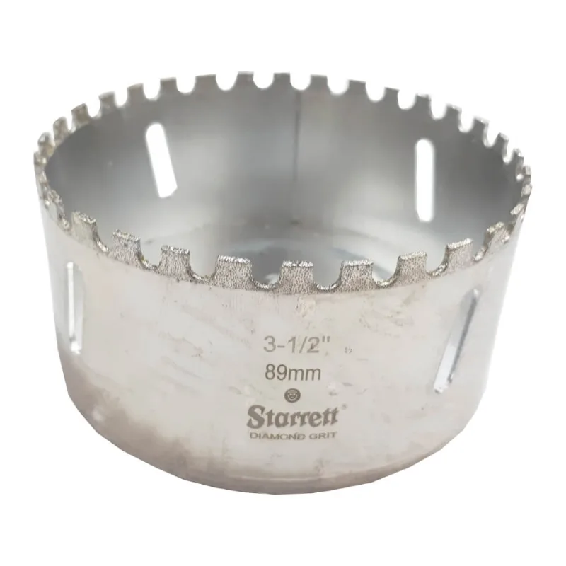 Serra Copo Starrett para Ceramica Diamantada 89MM