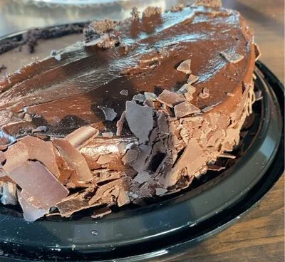 8” Single Layer Double Chocolate Cake with Chocolate