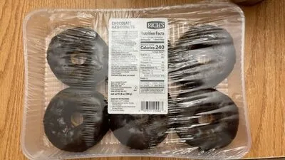 Chocolate iced donuts