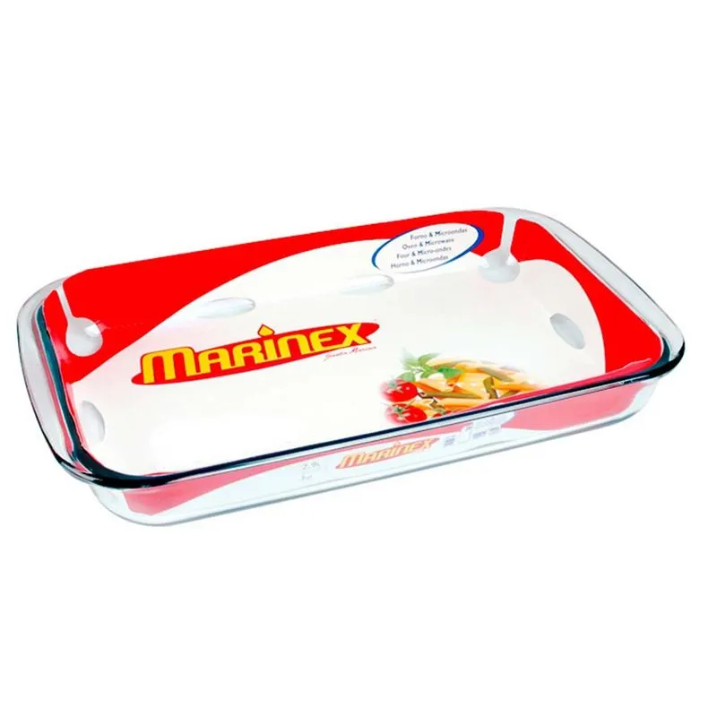 Assadeira Retangular Grande 2,9L Marinex
