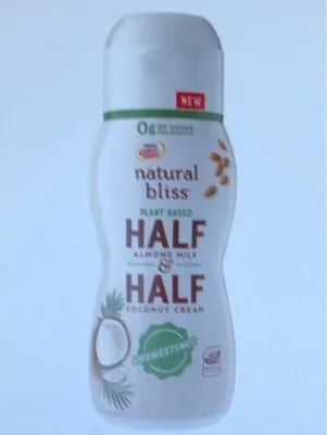 Unsweetened plant based half almond milk & half coconut cream, unsweetened