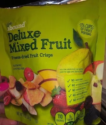 Deluxe mixed fruit freeze dried crisps