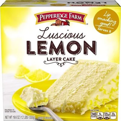 Luscious lemon layer cake
