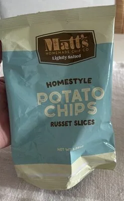 Homestyle Potato Chips Russet Slices