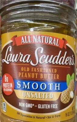 All Natural Old Fashioned Peanut Butter Smooth Unsalted