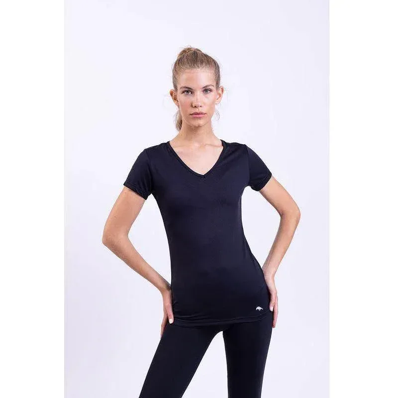 חולצת רייבן מקרו V בצבע שחור Raven Macro V Sleeve Shirt Black 5200 S