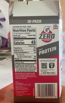 zero gatorade