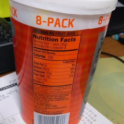 Thirst quencher powder packs