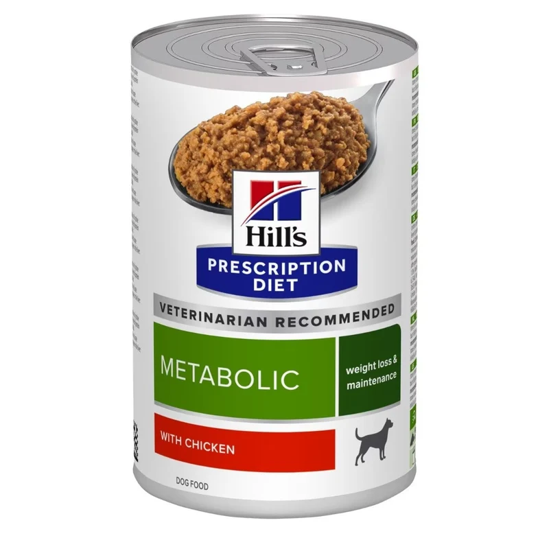 Hill's Prescription Diet Metabolic Cibo Umido Con Pollo Cani Adulti Barattolo 370g