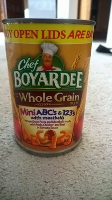 CHEF BOYARDEE Whole Grain ABC And 123 With Meatballs, 15 OZ
