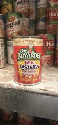 Mini ABC's & 123's with meatballs