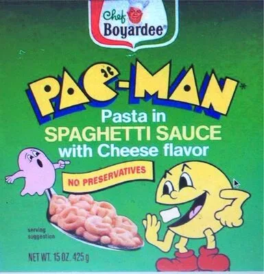 Pac man pasta