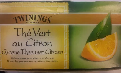 thé vert au citron
