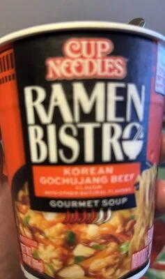 RAMEN BISTRO KOREAN GOCHUJANG BEEF FLAVOR GOURMET SOUP RAMEN NOODLE SOUP