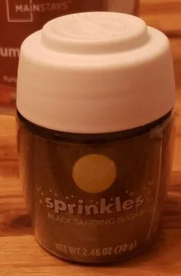 Sprinkleles black sanding sugar