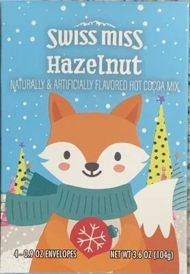 Hazelnut flavored hot cocoa