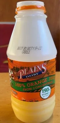 100% orange juice