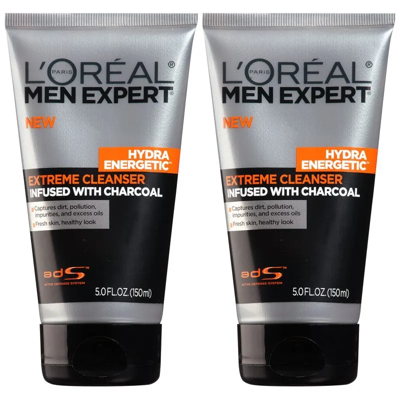 Limpador Facial L'oreal Paris Men Expert Hydra Energetic 2x120ml