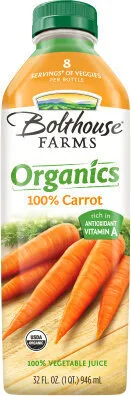 Organics 100% vegetable juice