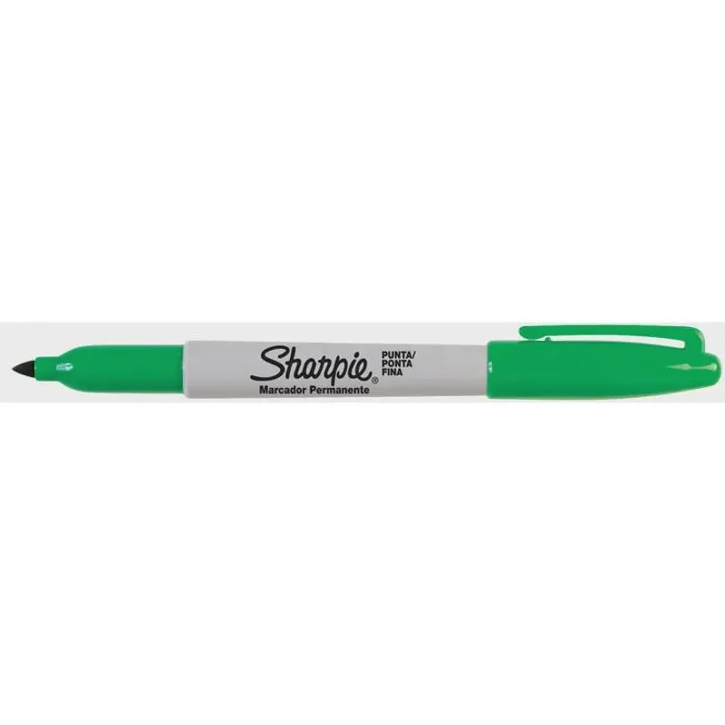Marcador permanente Sharpie fino Verde