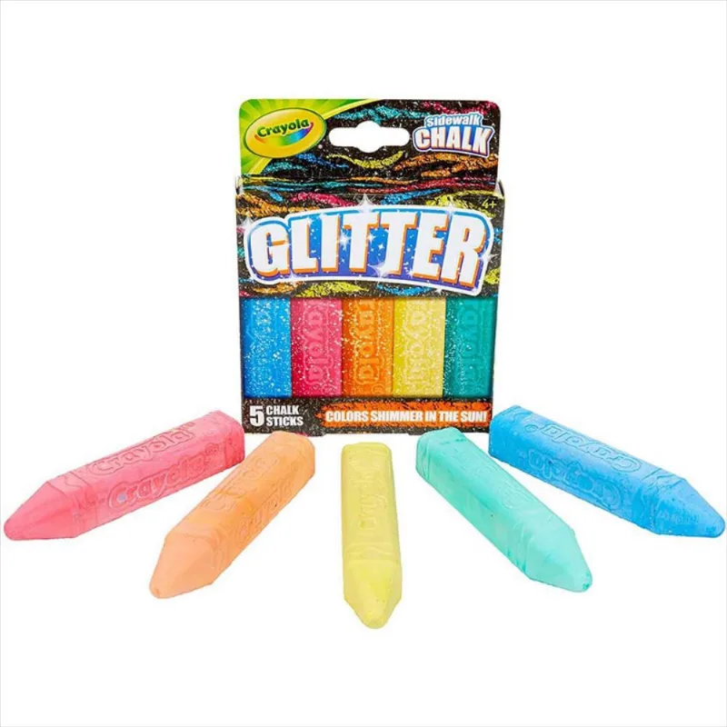 Tizas Gruesas Glitter X 5 03-5804 Tizas Gruesas Glitter X 5 03 5804
