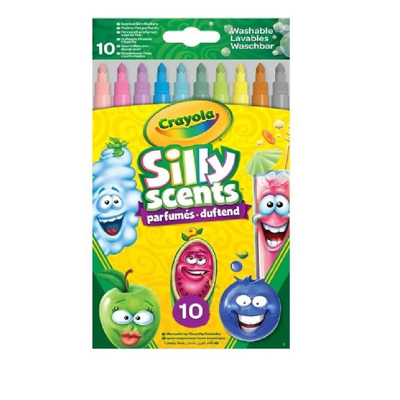 Canetinhas Crayola Perfumados Linha Fina 10 Cores