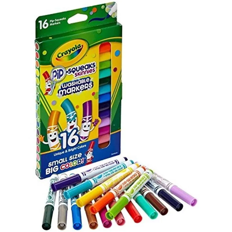 Crayola Marcadores Laváveis Skinnies 16-Contagem
