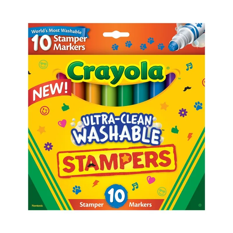 Canetinha Mini-Carimbo Lavável - Crayola