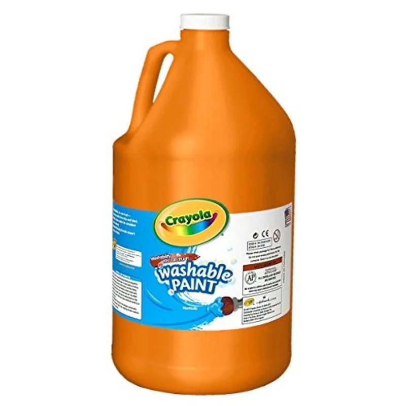 Tinta Lavável Crayola Laranja 1 Galão