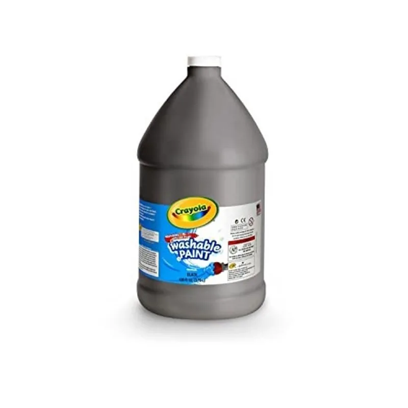Tinta Lavável Crayola Preta - 1 Galão