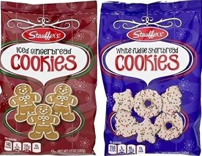 Stauffers iced gingerbread cookies and stauffers
