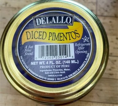 Diced pimentos