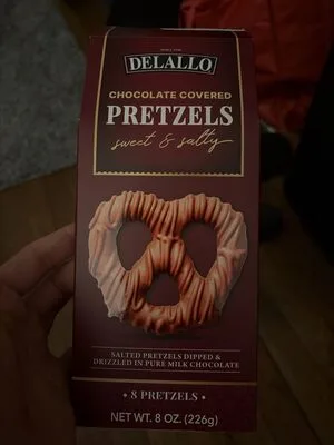 Delallo Chocolate Covered Pretzel