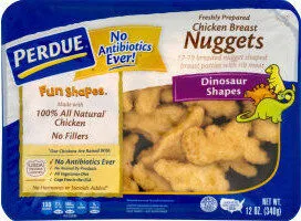 CHICKEN BREAST DINO NUGGETS