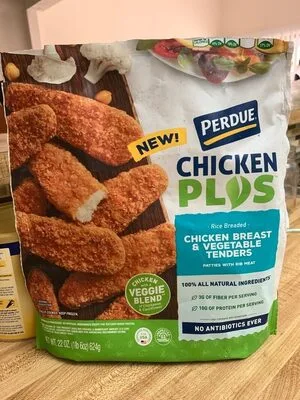Rice breaded chicken breast & vegetable tenders